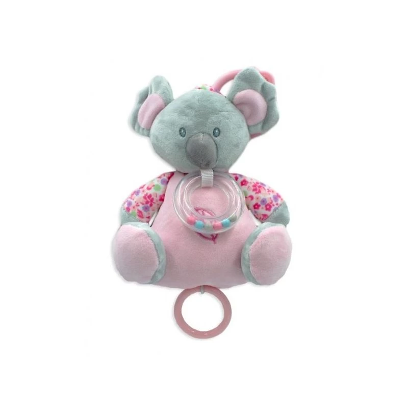 Muziekdoos TULILO Koala 18 cm roze – muziekspeelgoed voor baby's, 18 cm hoogte