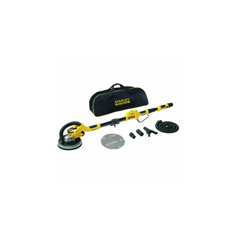 Tafelcirkelzaag STANLEY SFMEE500S 750 W, instelbare snelheid, telescopische handgreep, softgrip, zwart/geel