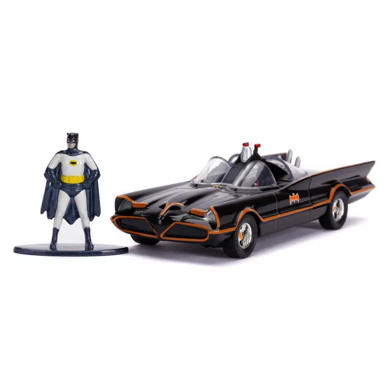 Jada Batman Batmobile 1:32 metalen voertuig met figuur, assorti