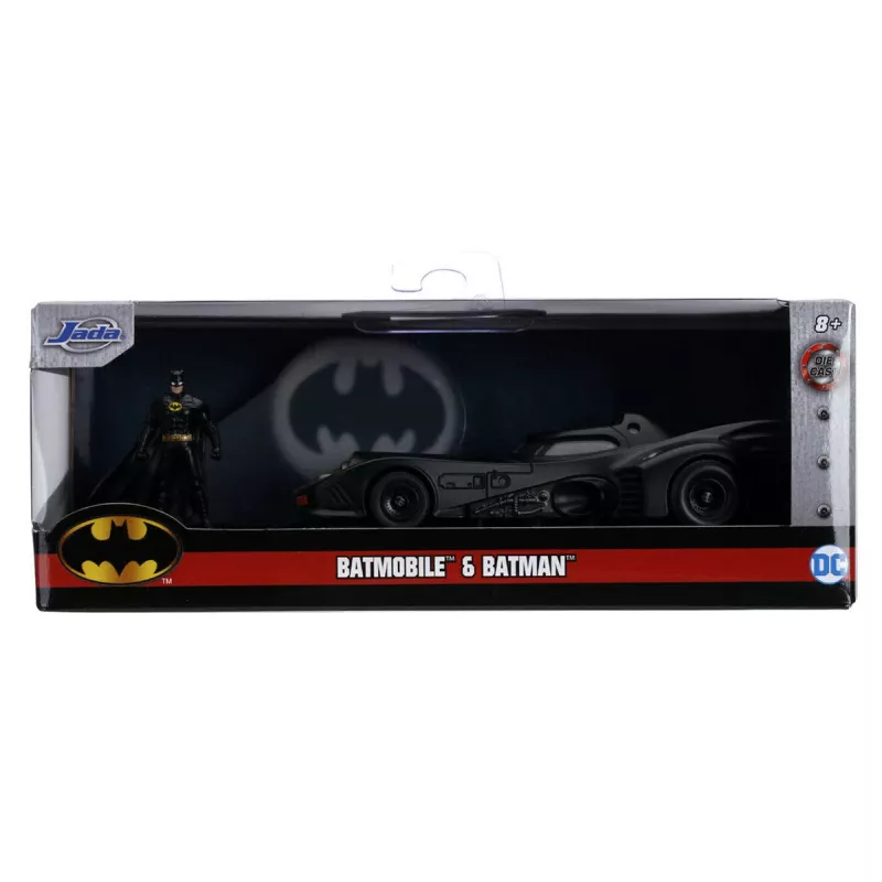 Jada Batman Batmobile 1:32 metalen voertuig met figuur, assorti