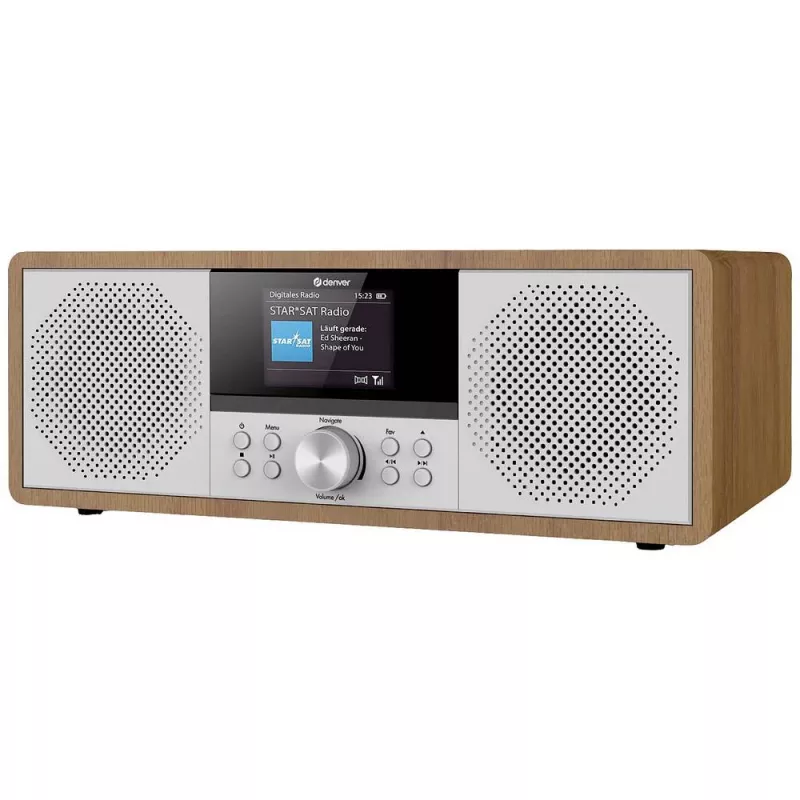 Internetradio Denver MIR-270DW DAB+ FM 20W hout