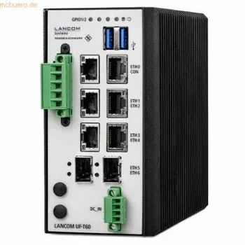 LANCOM R&S Unified Firewall UF-T60 - firewall - 7 poorten - GigE - DC-voeding