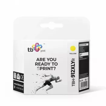 Inktcartridge TB compat. S HP OfficeJet Pro 8025 912XL, geel reman.