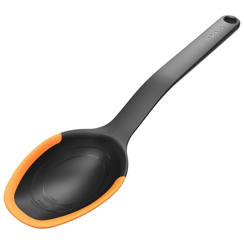 Lepel Fiskars Handy 1027299 ergonomische RVS keukenlepel