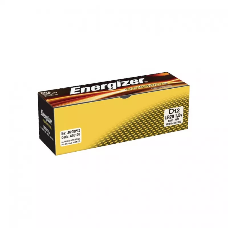 Energizer Batteries Industrial Pro D LR20 1,5V 12 stuks