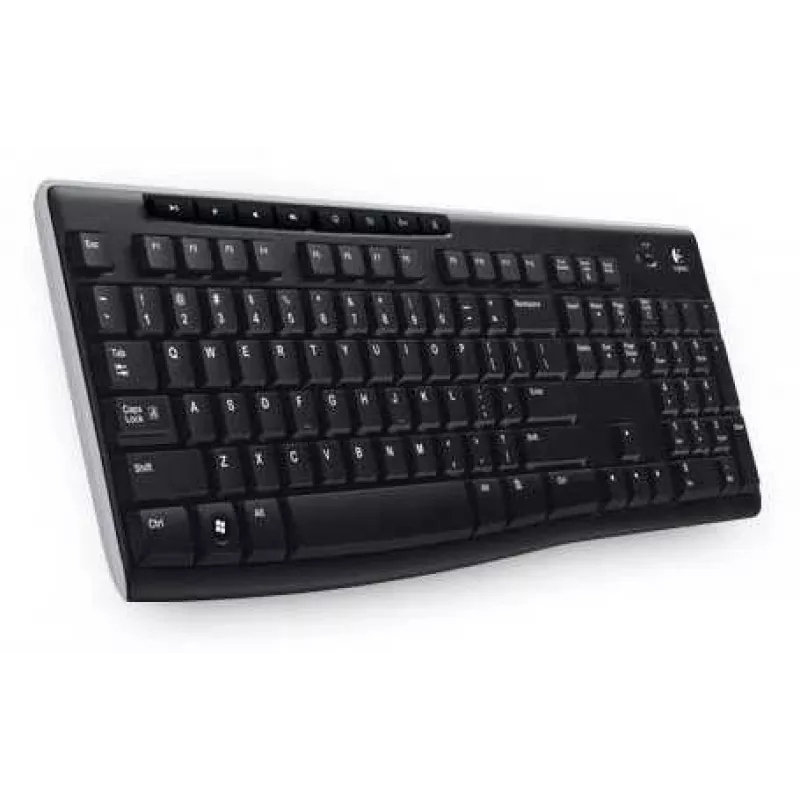 Logitech K270 draadloos toetsenbord met Unifying-ontvanger in zwart