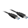 Wentronic Goobay USB 3.0 SuperSpeed-kabel, zwart, 3 m - USB 3.0-stekker (type A) > USB 3.0-stekker (type A) (93929)