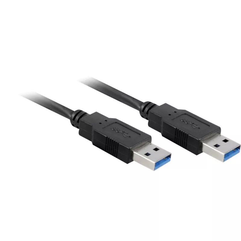 Wentronic Goobay USB 3.0 SuperSpeed-kabel, zwart, 3 m - USB 3.0-stekker (type A) > USB 3.0-stekker (type A) (93929)