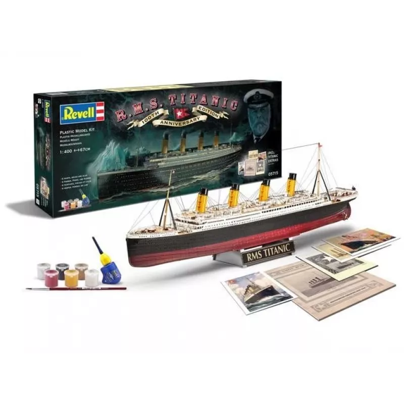 Rv05715 - Revell -1:400 - geschenkset - 100 jaar Titanic (speciale uitgave)