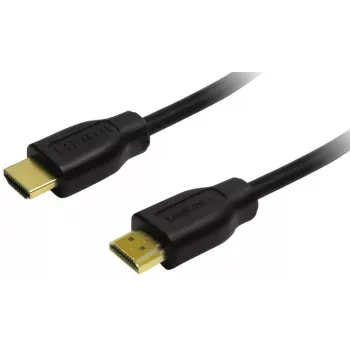 LogiLink CH0055 high-speed HDMI-kabel met Ethernet, HDMI 1.4, A male – A male, vergulde contacten, 20 m, zwart