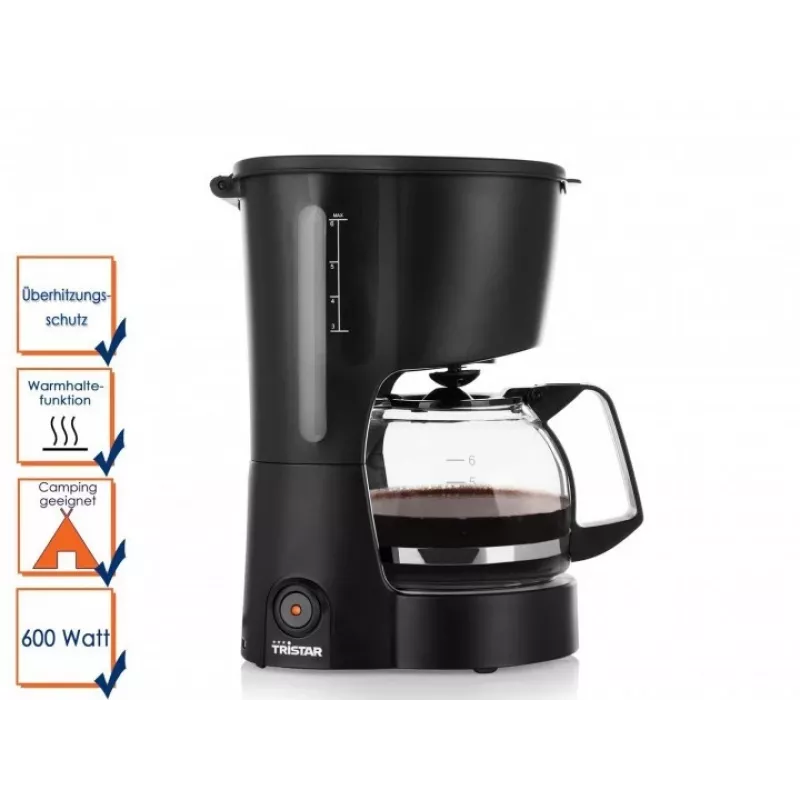 Tristar koffiemachine | CM-1246 | gemalen | 600 W | zwart
