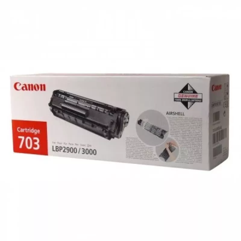 Canon CRG 703 tonercartridge, zwart, 2000 pagina's