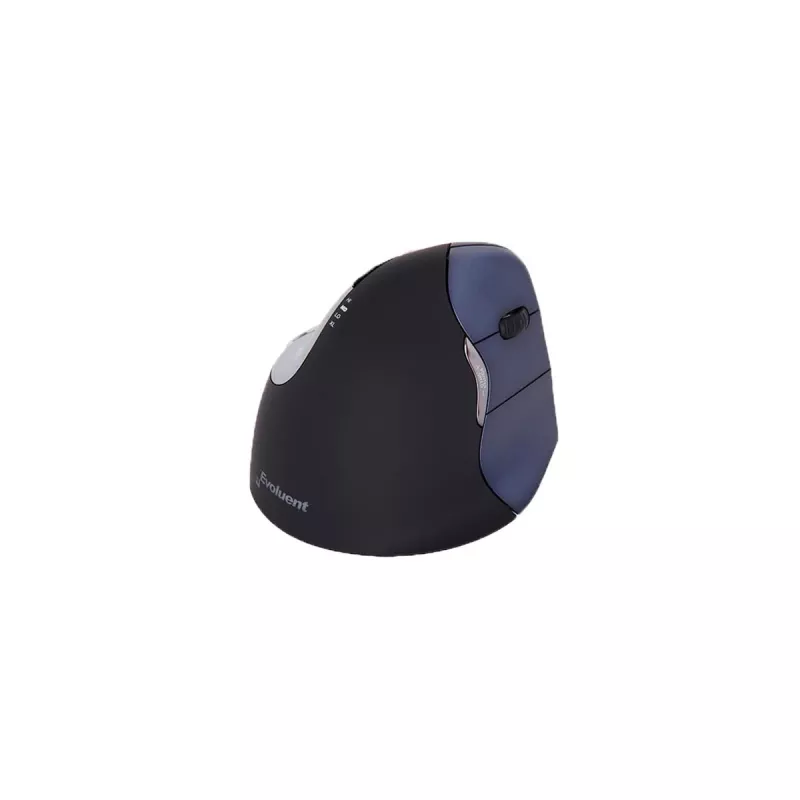 Evoluent VerticalMouse 4 Right - verticale muis - voor rechtshandigen - laser - 6 knoppen - draadloos - 2.4 GHz - draadloze ontvanger (USB)