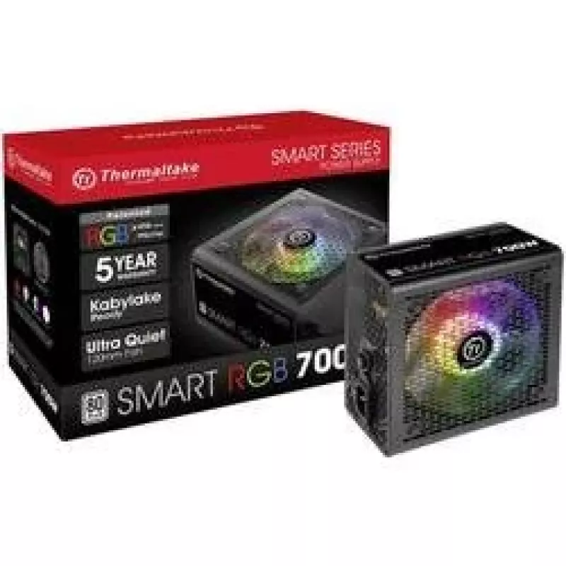 Voeding Smart 700W RGB, 80PLUS, 230V EU, 2xPEG, 120mm, Single Rail