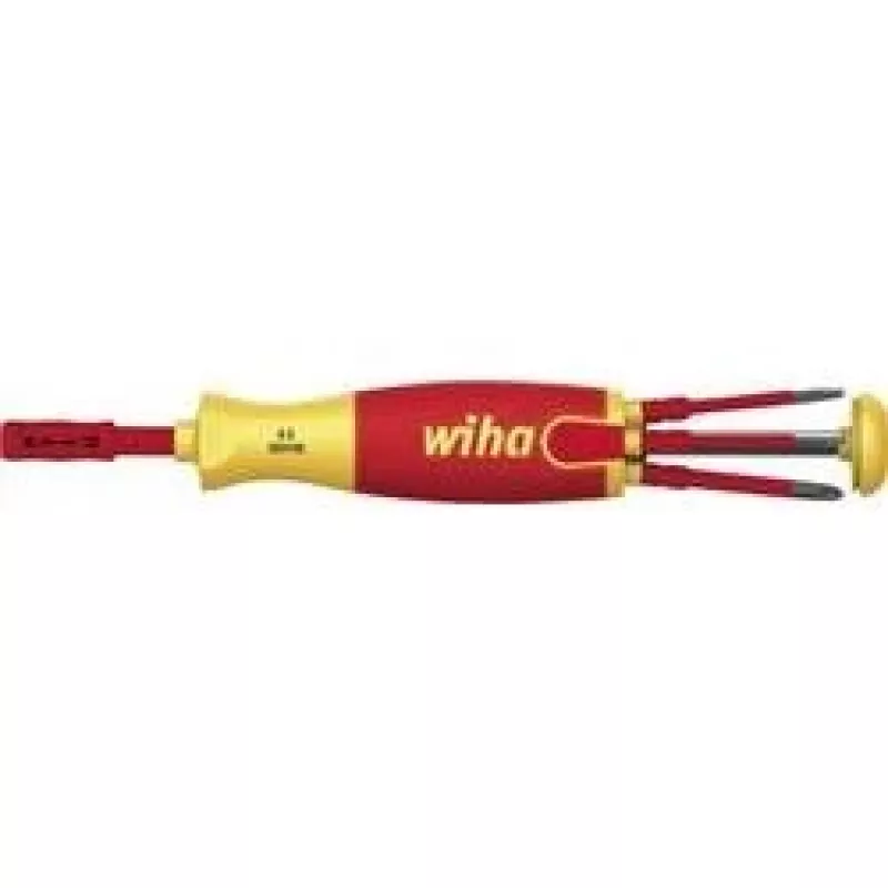 Wiha LiftUp electric 2831 schroevendraaier met bitmagazijn, 7-delig (38611)