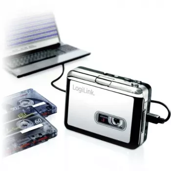 LogiLink® UA0156 cassettedigitaliseerder met USB-aansluiting