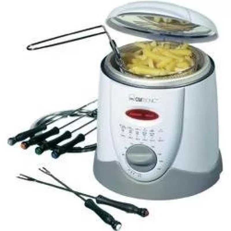 Clatronic FFR 2916 Single 1 L losstaand apparaat 900 W friteuse grijs, wit
