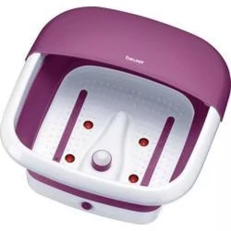 Voetbubbelbad Beurer FB 30 met bubbelfunctie en warmte – voetbad-massageapparaat, verwarming en bubbelmassage