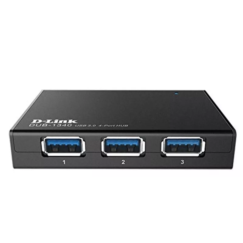 USB-hub D-Link DUB-1340 zwart