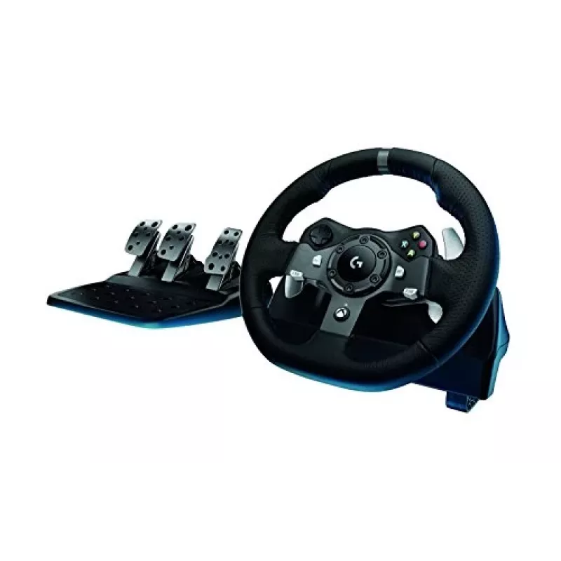 Logitech G920 Driving Force racestuur met pedalen voor Xbox One en pc, USB, zwart (941-000123)