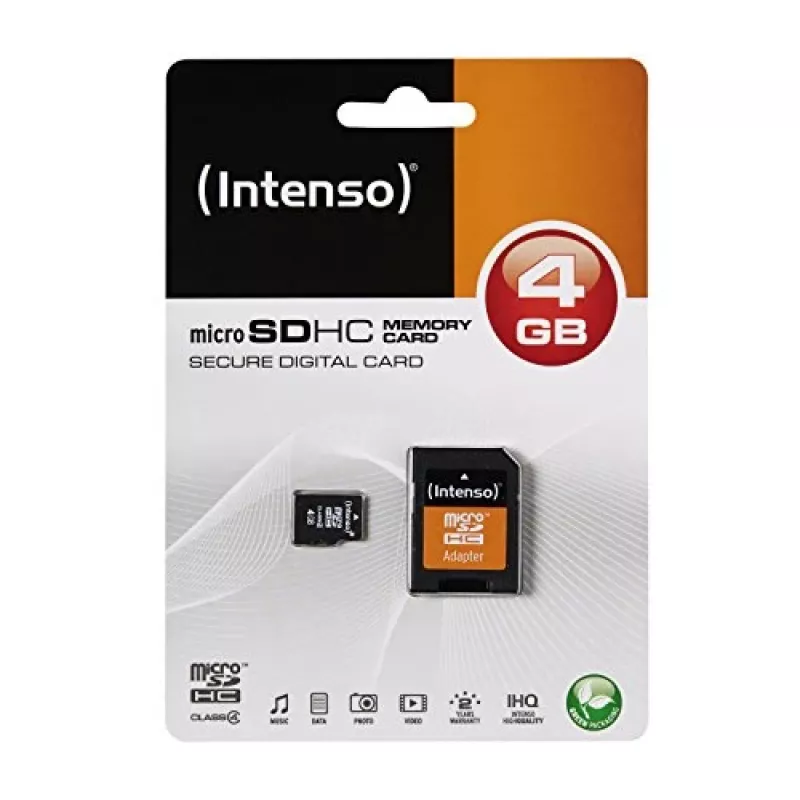 Geheugenkaart Intenso 4 GB MicroSDHC Class 4 3403450