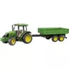 Tractormodel BRUDER John Deere 5115 M met kiepwagen