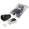 Draadverbinder RJ45 LogiLink MP0022 zwart transparant