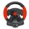 Stuurwiel ESPERANZA EG103 gaming-controller — pc/PS2/PS3, 13 toetsen, vibratie, versnellingssensor, zwart/rood