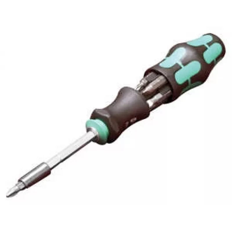 Wera 6-delig KK28 Kraftform kompakt bit-houderschroevendraaier-set