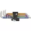 Wera 05022669001 zeskantsleutel L-vormig metrisch 9 st.