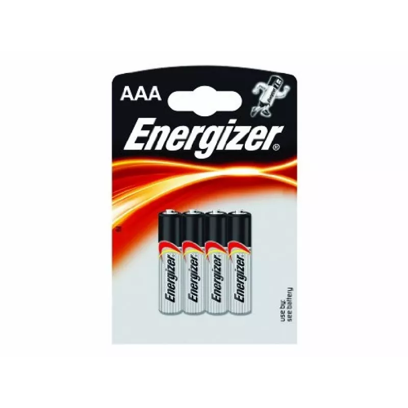 ENERGIZER BATTERIJ ALKALINE POWER AAA LR03 4 STUKS