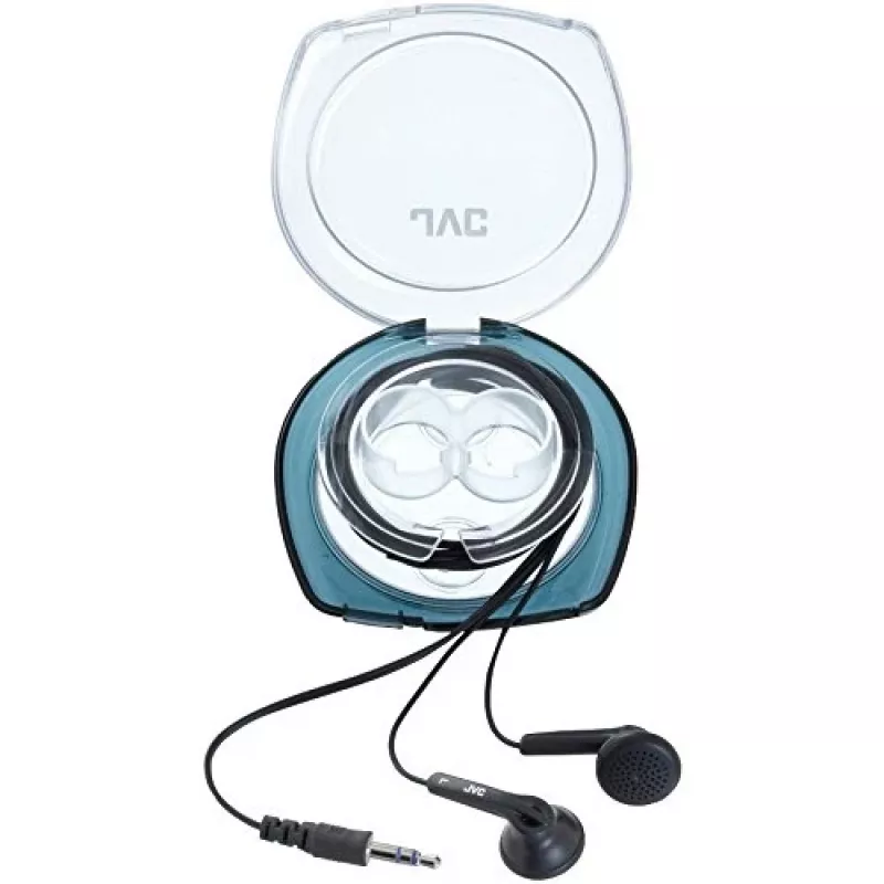 JVC Ear Bud Headphone hoofdtelefoon bedraad in-ear muziek zwart