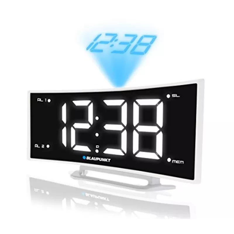 Blaupunkt CRP7WH klok zwart-wit radio (CRP7WH)