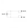Audiokabel 3,5mm > stereo-cinch (zwart, 1,5 meter)