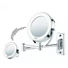 Verlichte cosmeticaspiegel Beurer BS59 diameter 11 cm zilver