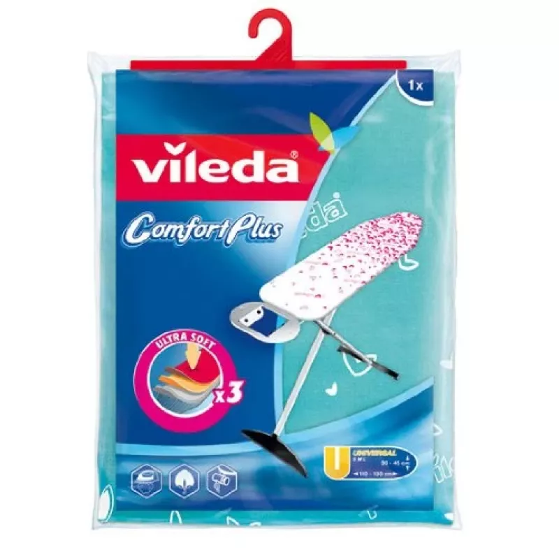 Vileda Comfort Plus strijkplankhoes, assortiment