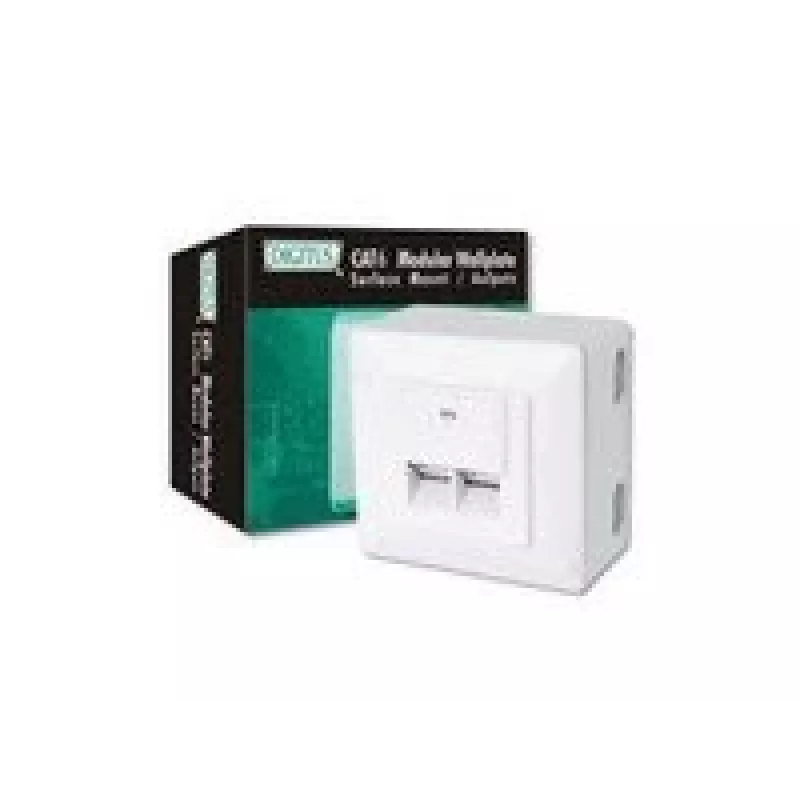 Digitus CAT 6, klasse E, wandcontactdoos, afgeschermd, opbouwmontage