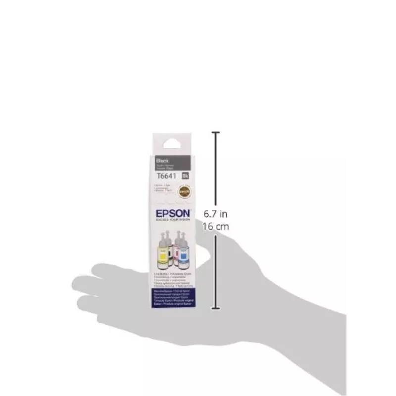 Inktfles Epson T6641 70ml zwart