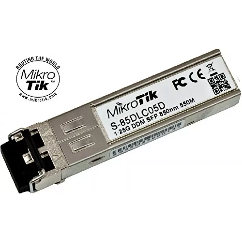 Mikrotik S-85DLC05D netwerk-transceivermodule 1250 Mbit/s SFP 850 nm (S-85DLC05D)