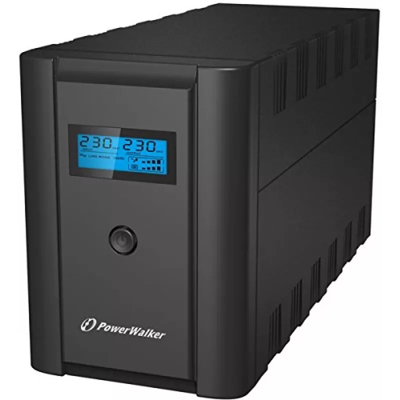 PowerWalker VI 2200 SHL Schuko UPS line-interactive 2,2 kVA 1200 W 4 AC-uitgangen
