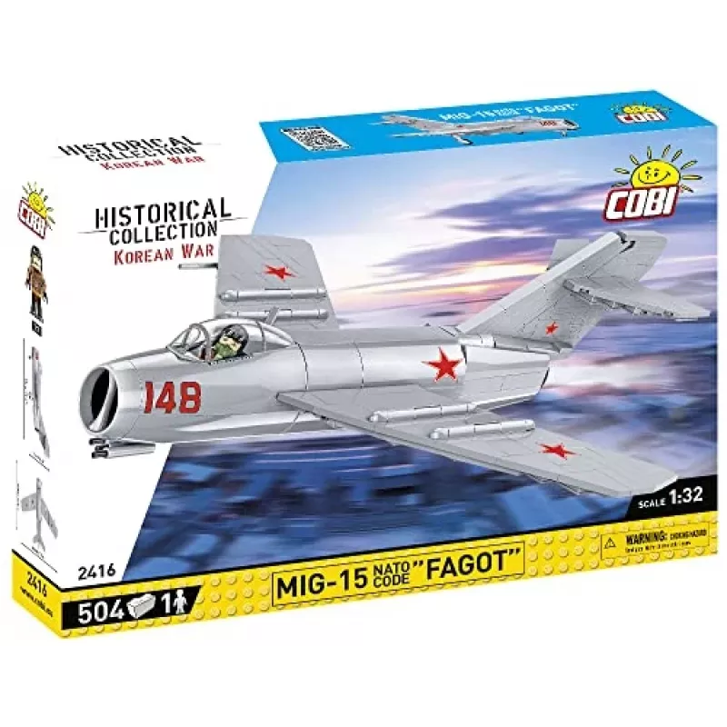 COBI Historical Collection Koreaanse Oorlog MIG-15 NAVO-code Fagot Sovjet-straaljager