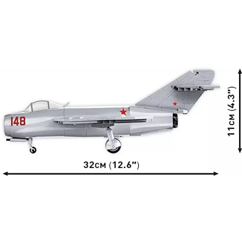 COBI Historical Collection Koreaanse Oorlog MIG-15 NAVO-code Fagot Sovjet-straaljager