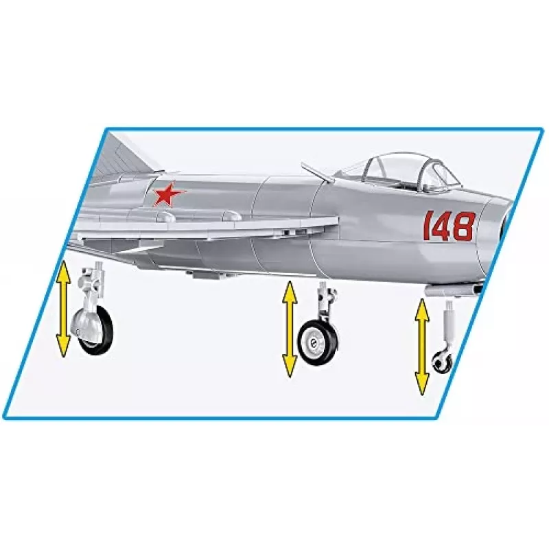 COBI Historical Collection Koreaanse Oorlog MIG-15 NAVO-code Fagot Sovjet-straaljager