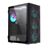 MONTECH X3 X3MESH-BK MIDI-Tower-behuizing zwart Mesh PC-behuizing