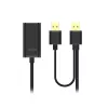 UNITEK Y-278 USB-kabel USB 2.0 10 m 2 x USB-A USB-A zwart