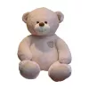 Pluche beer TULILO Oktawian 75 cm crème – knuffel, 75 cm hoog, crèmekleurig