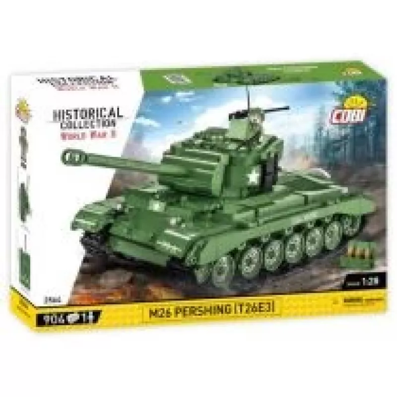 Bouwset COBI M26 Pershing T26E3 904 onderdelen kunststof voor kinderen vanaf 3 jaar