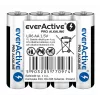Alkalinebatterijen everActive LR6 AA 4-pack — 1,5 V, 3000 mAh, 50,5 × 14,5 mm