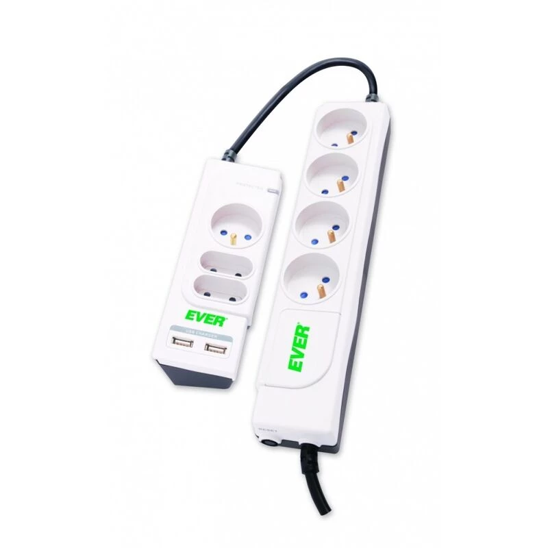 OFFICE PLUS 7 stopcontacten 250 V wit (T/LZ06-OFP018/0000) - Ever