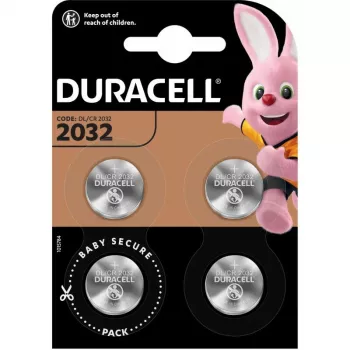 Duracell CR2032 3V lithiumknoopcel — 4-pack